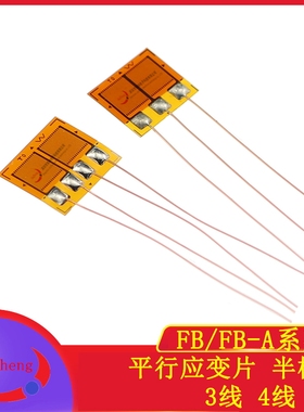 应变片BF120/350/1K-3FB-A 半桥式 双联片 平行应变计 高精电阻式