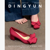 单鞋 羊皮版 新娘秀禾鞋 粗跟玛丽珍法式 dingyun丁允高跟鞋 红色婚鞋
