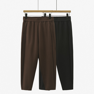 200斤显瘦弹力宽松休闲萝卜裤 哈伦裤 2023新款 胖mm春秋款 子 女大码