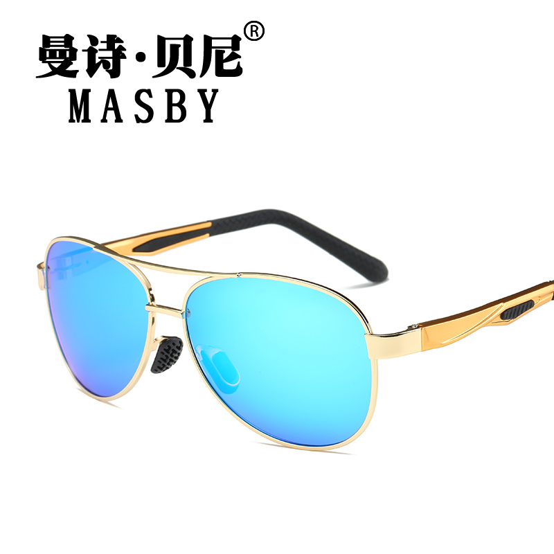 铝镁偏光太阳镜男士司机开车驾驶镜潮酷男运动墨镜眼镜时尚防眩光