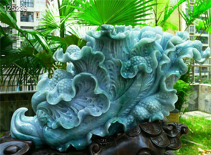 老坑种八方来财白菜配证书翡翠