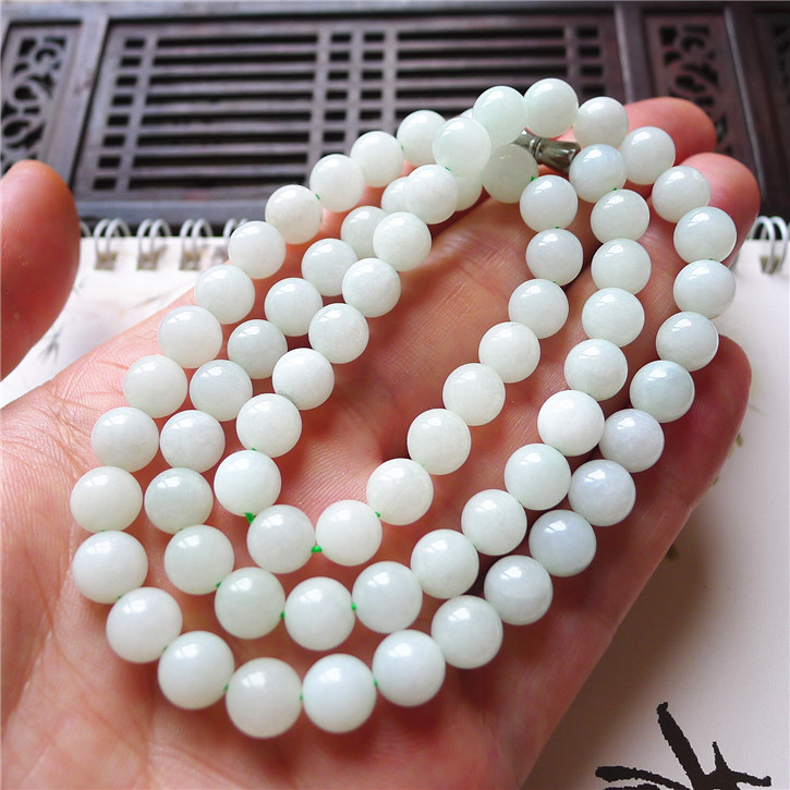 正品天然翡翠A货老坑种 精美项链 配鉴定证书