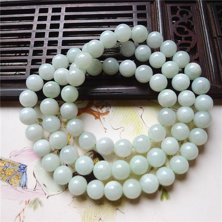 正品天然翡翠A货老坑种翡翠 精美项链  配鉴定证书