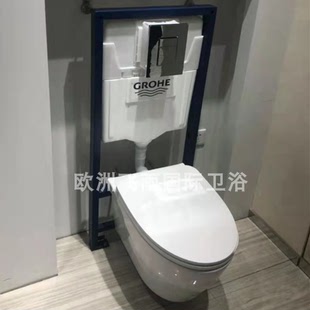 挂墙坐便器马桶3932100A 隐藏暗装 3957100H 德国品牌陶瓷入墙式