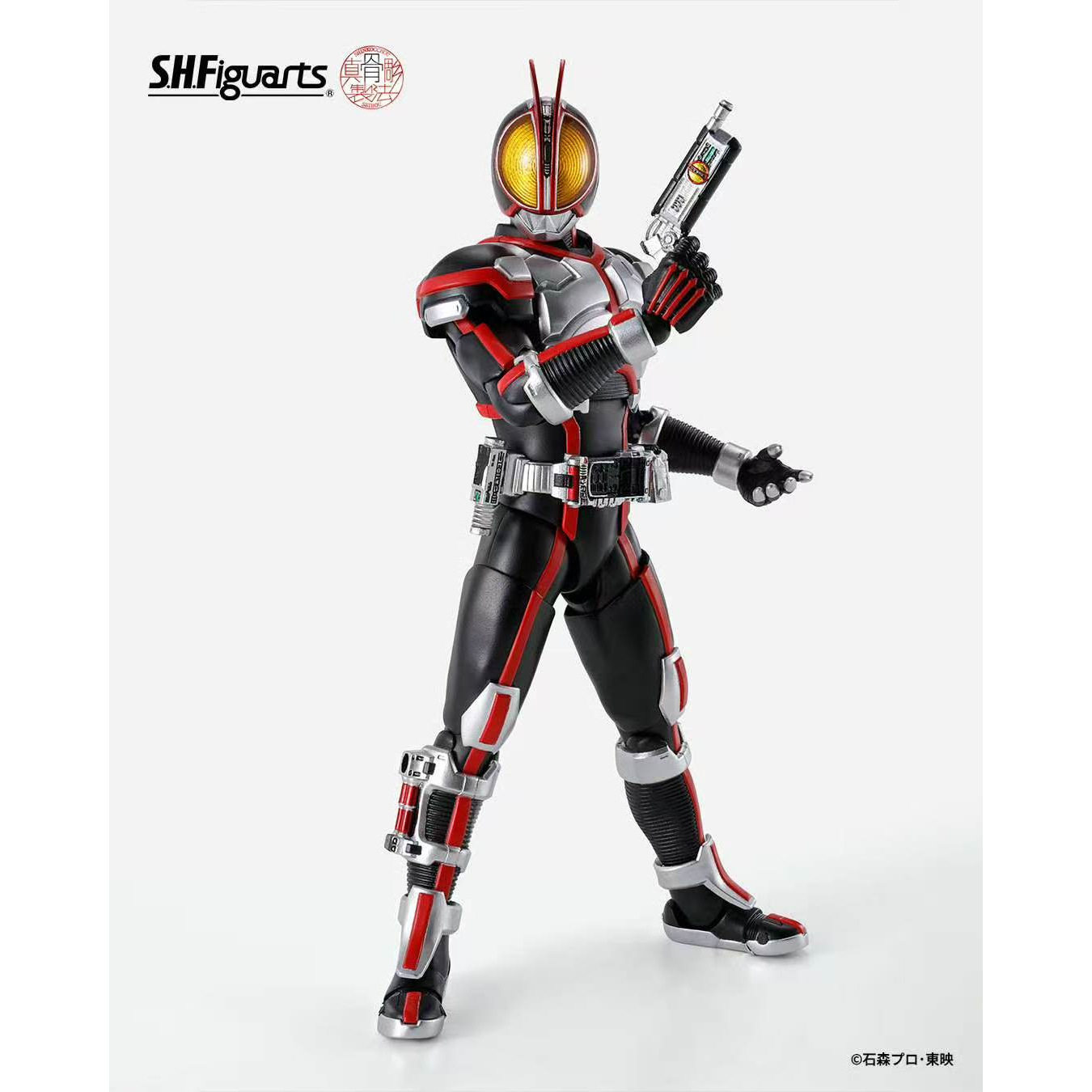 预定 万代SHF真骨雕 假面骑士555 FAIZ 基础形态 巧爷 再版 先行图片