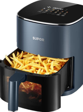 苏泊尔空气炸锅不用翻面 家用全自动 6L可视 蒸汽嫩炸 KD60D830A