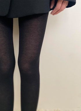 天丝羊毛！！黑色才是羊毛微透王者！高级感黑色丝袜，秋季连裤袜