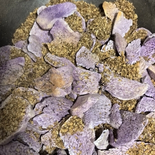 麸炒古天根广西紫玉淮山药片干脚板薯无硫煲汤大薯古法炮制籼米炒