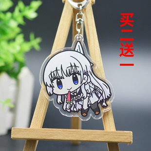 夏日口袋钥匙扣鸣濑白羽空门苍久岛鸥游戏动漫二次元周边挂件挂扣