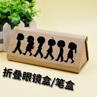 熏香花朵凛然绽放和栗薰子游戏动漫二次元周边折叠收纳眼镜盒笔盒