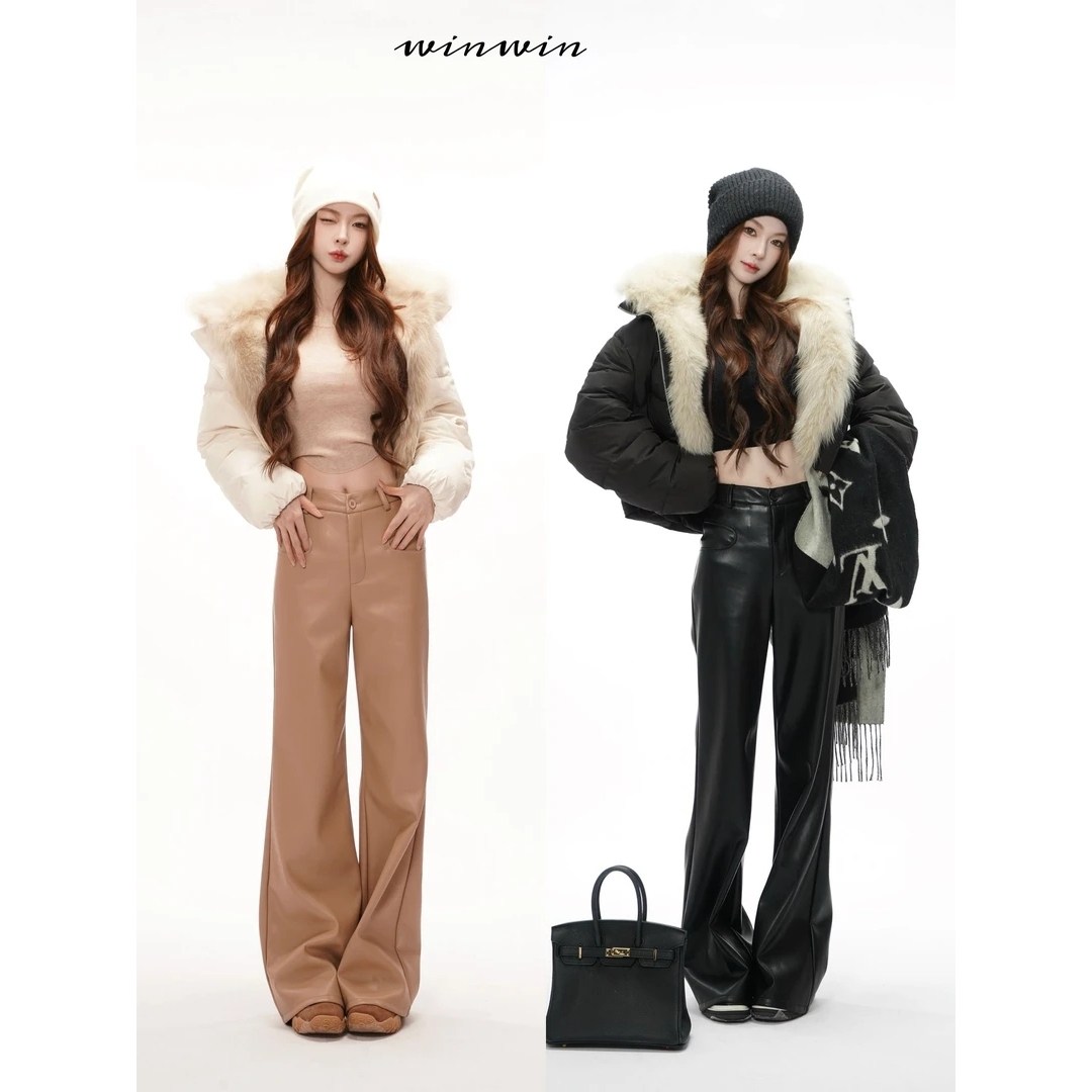 【daily皮裤】文文私服 秋季时尚气质显瘦休闲裤预WWQ5XXK2525