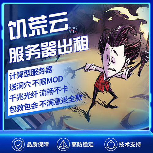 [短租]饥荒服务器出租短租自定义人数套餐体验服