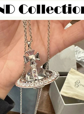 大号！细节Pina透明幸运球orb土星立体铆钉项链毛衣链