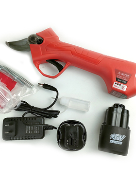 奥力通16V果木修枝剪轻巧园林树枝剪刀傲威锂电充电强力剪工业级