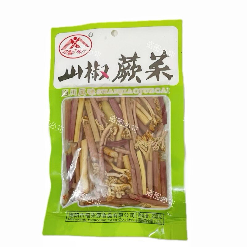 【极速发货】鑫米山椒笋尖脆笋200g笋尖蕨菜开袋即食包邮