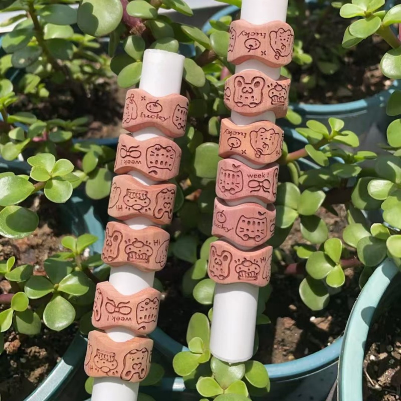血柏木小可爱跑环diy手工编织项链108颗文玩佛珠菩提手串配饰隔珠
