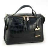 Кожаная сумка через плечо, сумка на одно плечо для отдыха, коллекция 2021, воловья кожа, крокодиловый принт