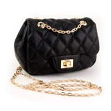 Маленькая сумка через плечо, кожаная небольшая сумка, черная барсетка с ромбовидным узором, из натуральной кожи, воловья кожа, в стиле Шанель, intel core i6, 6 plus