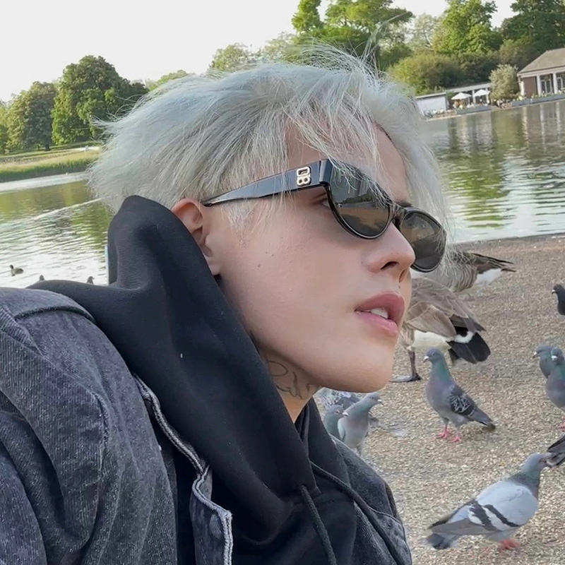 gm防晒猫眼美式辣妹男遮阳太阳镜