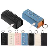 Подходит для японского IQO4.0 Iluminmmas6/7 Generation Side Push Push Propet Пятитером звездного панк-микроволокна кожаная сумка для хранения