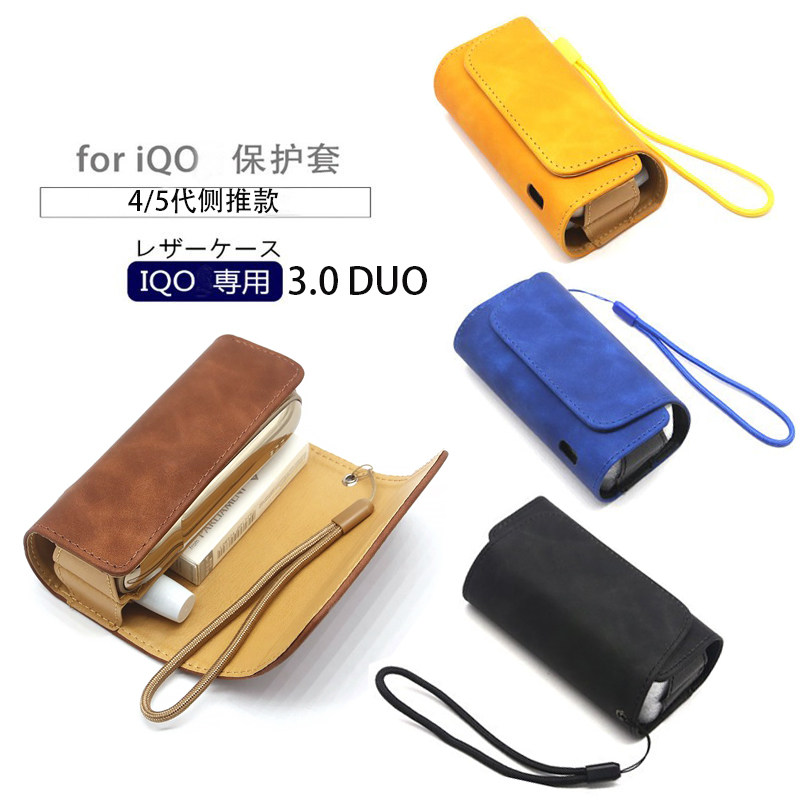 FOR IQO五代保护套日本3.0DUO4/5代磨砂复古纹便携兼容heet收纳包