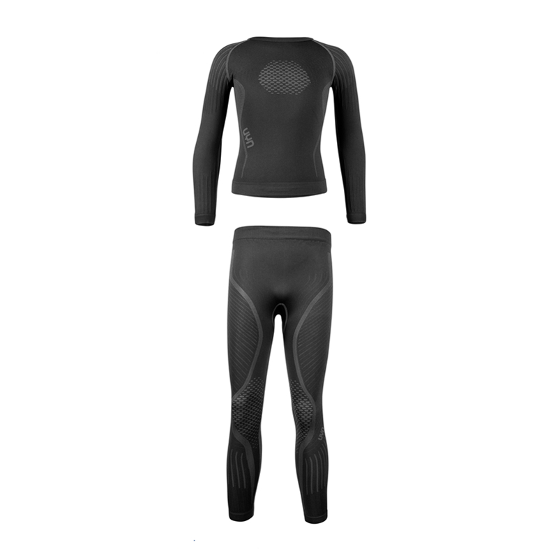 意大利UYN儿童功能性运动内衣套装滑冰滑雪速干排汗保暖防止着凉