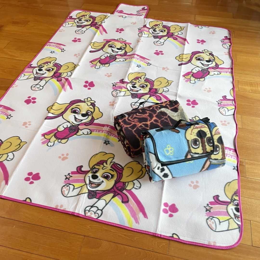 英国单 野餐垫子 户外垫汪汪队恐龙防潮垫野餐毯