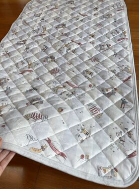 环保宝宝绒床垫床单三层加厚