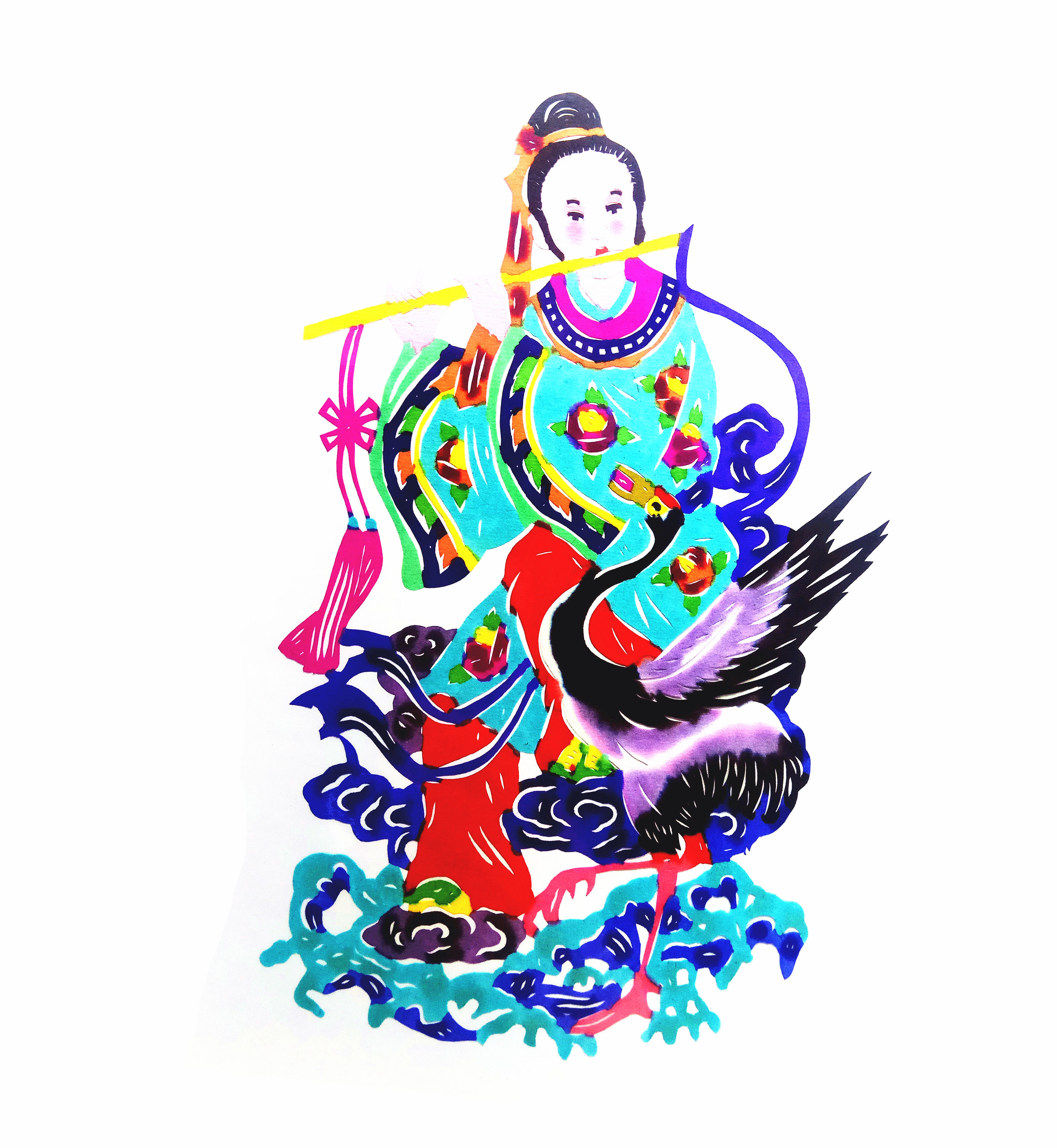 山西特产民间特色手工艺 广灵剪剪纸