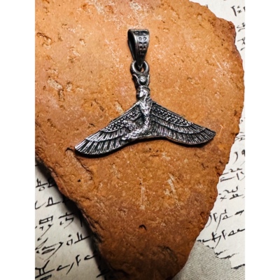 古埃及女神伊西斯925银吊坠财运