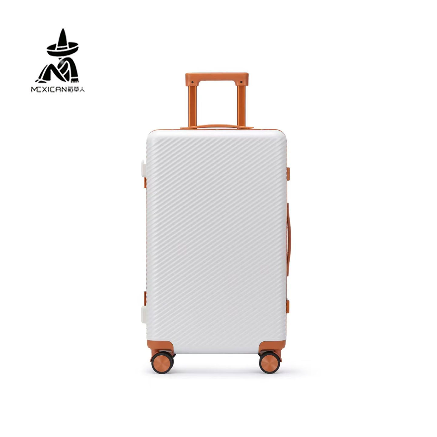 稻草人ABS+PC材质拉杆箱2026春款万向轮行李箱旅行箱密码锁登机箱