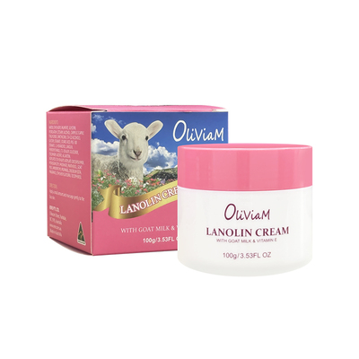 澳莉维亚经典绵羊油霜羊奶补水