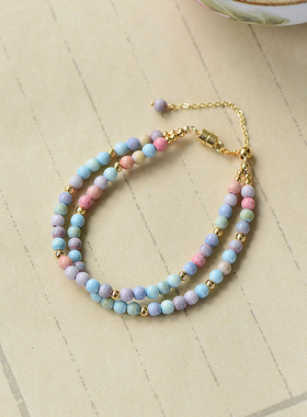 女士阿拉善玛瑙仙女风可调节手链