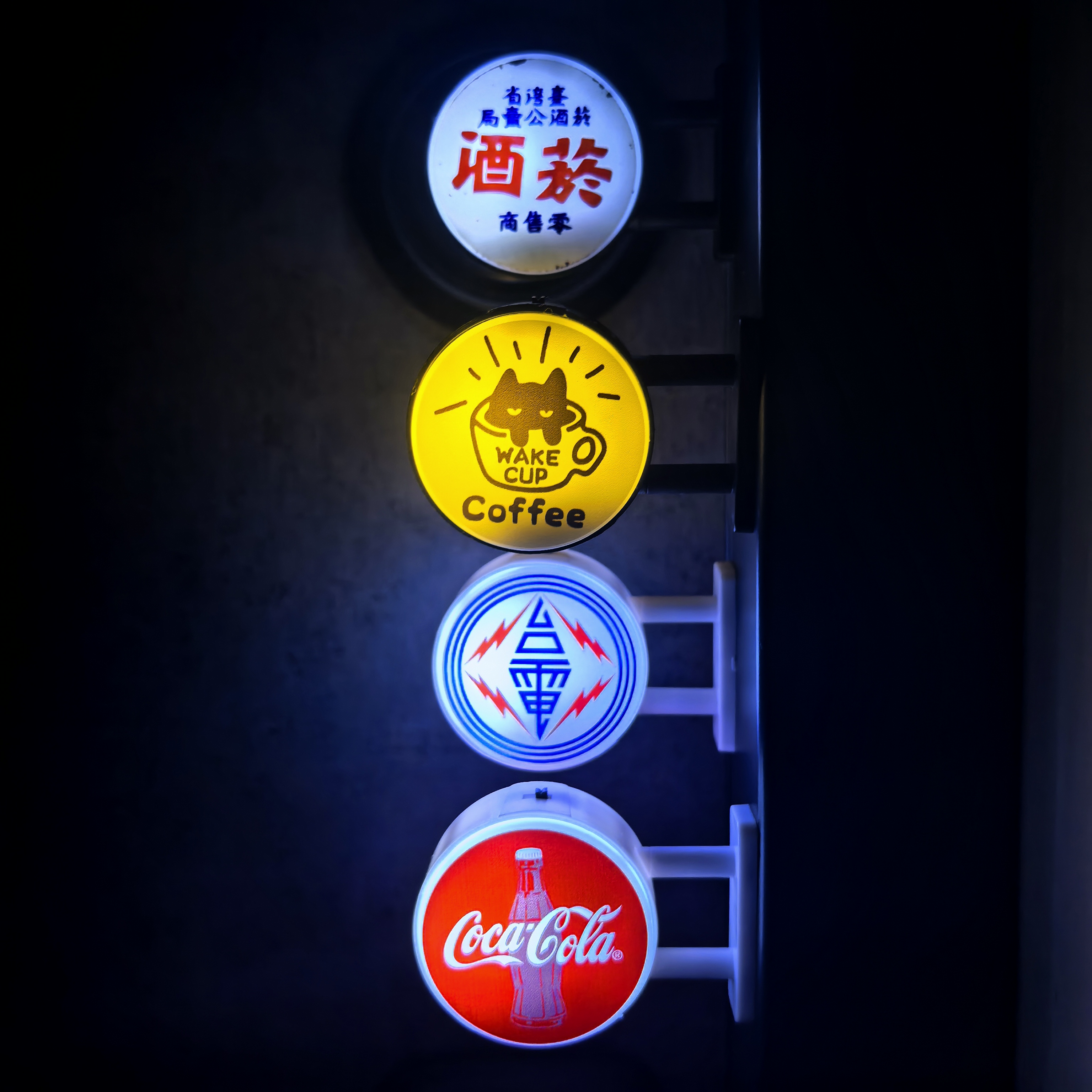 日本711全家罗森便利店灯牌冰箱贴磁铁装饰冰箱贴创意礼品