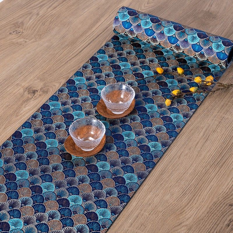 云锦桌旗中式茶禅意桌垫长方形茶垫绸缎布艺复古餐桌棉麻防水禅意,居家布艺,茶席,淘宝优惠券,粉丝福利购,淘宝优惠卷