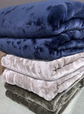 【毛毯清仓处理】加厚双面绒四季午睡毯法兰绒铺盖被学生宿舍盖毯