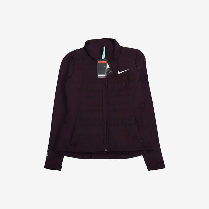 Nike/耐克正品女士品牌Logo印花运动跑步加厚夹克AQ4739-670
