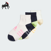 阿迪达斯正品 KIDS ANKLE Adidas 3P三双装 儿童运动袜子IK4853