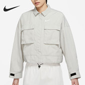 Nike 012 DM6244 耐克正品 女子舒适翻领拉链休闲运动夹克外套