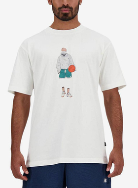 New Balance/NB正品2025新款男子舒适透气百搭短袖T恤MT41578-SST