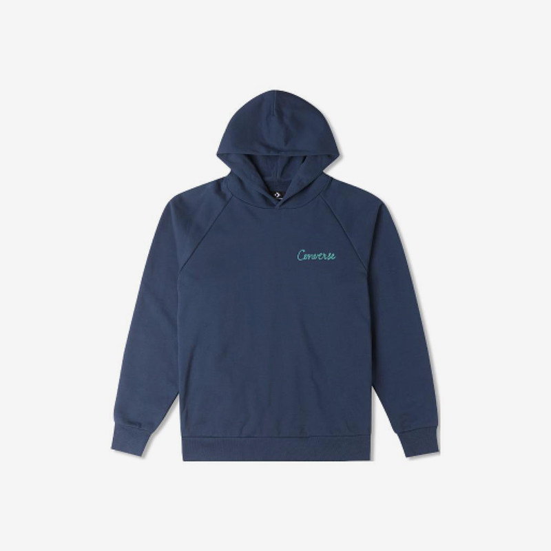 Converse/匡威正品新款男子运动训练连帽卫衣套头衫10024580-A02