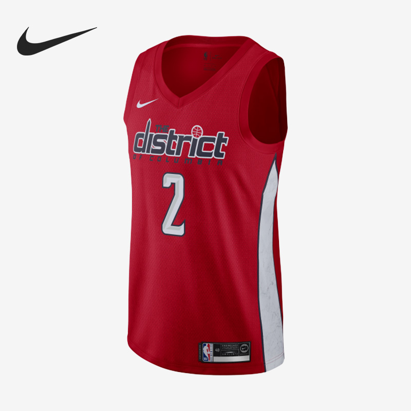 Nike/耐克官方正品NBA华盛顿奇才队男子运动2号球衣BQ1179-657