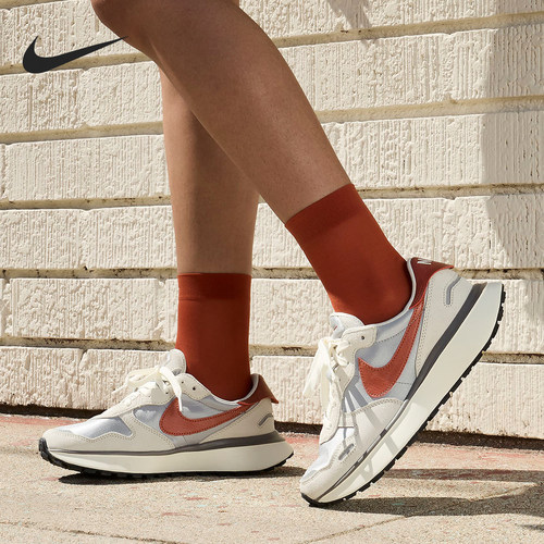 Nike/耐克正品Phoenix Waffle男女同款轻便厚底跑步鞋FD2196-001