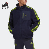 曼联足球男子透气立领运动夹克外套 Adidas 阿迪达斯正品 HE6645