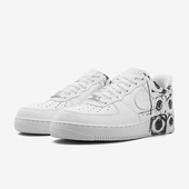 耐克正品 男士 皮革圆头系带防滑轻便低帮板鞋 Nike 923044 100