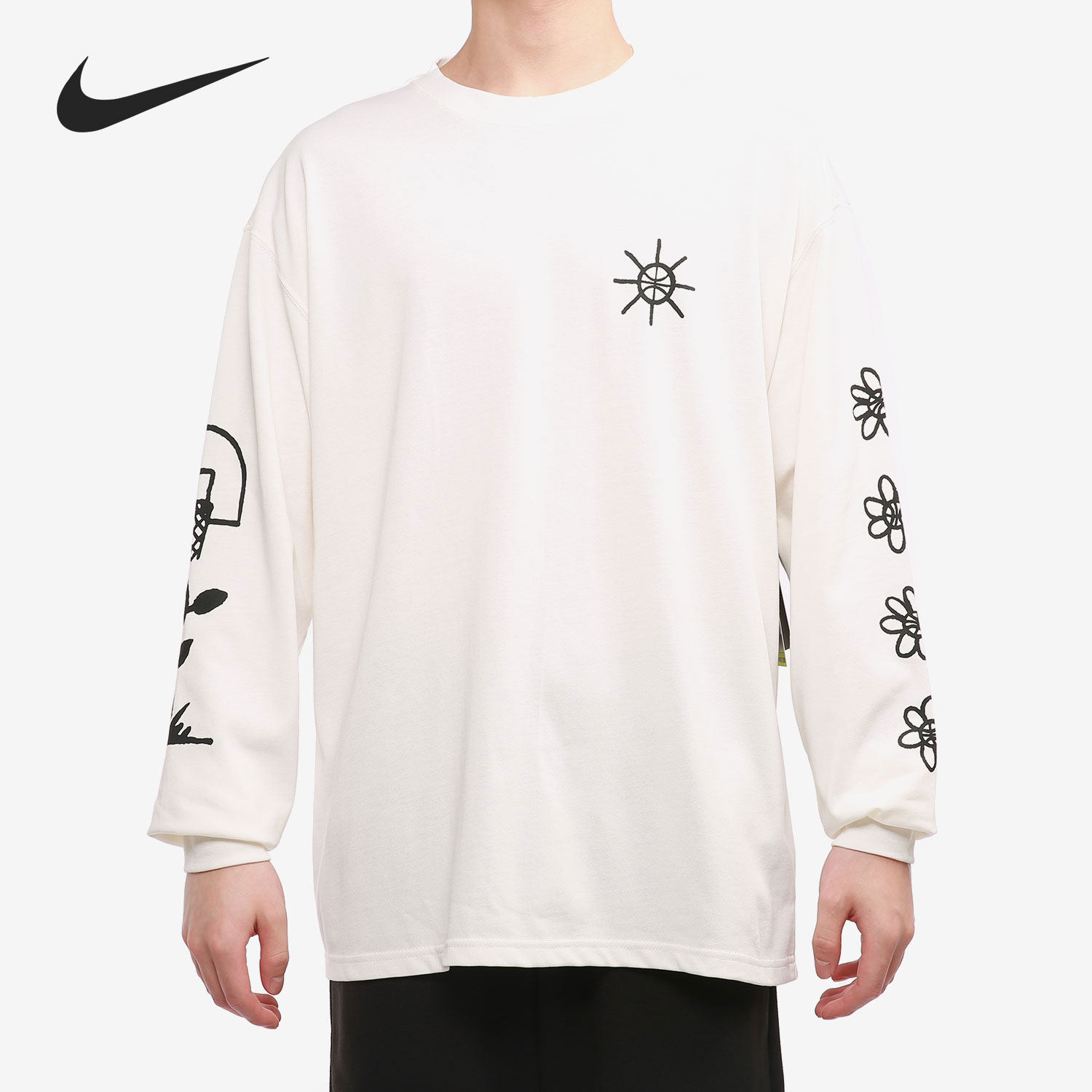 Nike/耐克正品春季新款男子休闲舒适运动长袖T恤 DC1286-910