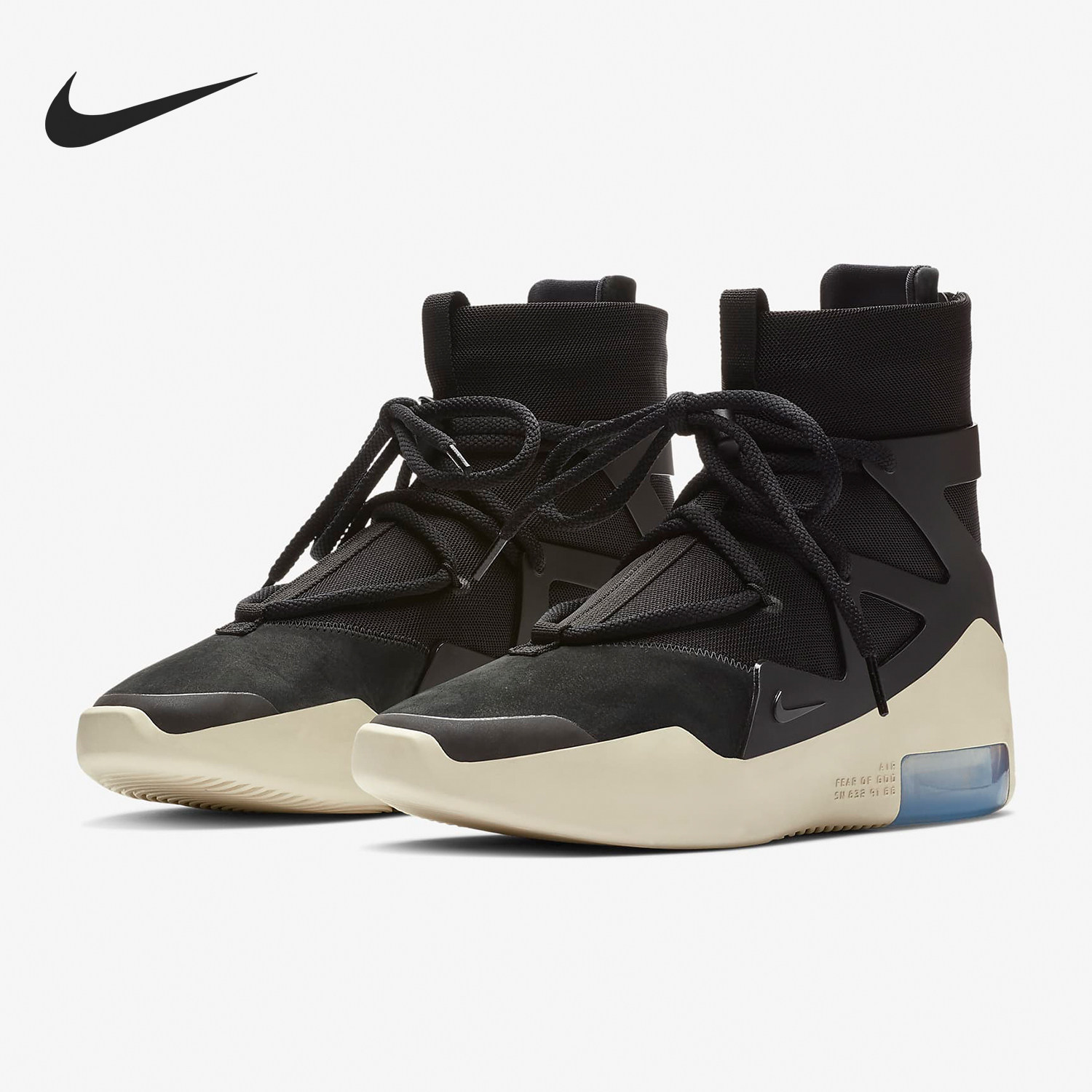 Nike/耐克正品Air Fear of God 1男士高帮篮球鞋AR4237-001