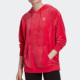 Adidas 阿迪达斯正品 三叶草女子简约休闲连帽套头卫衣GI7620