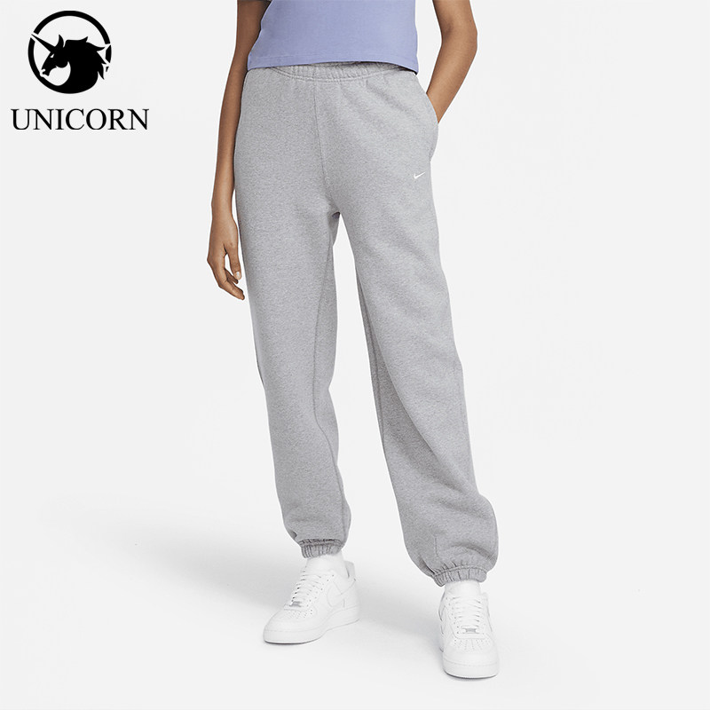 Nike/耐克正品春秋女士透气刺绣束脚针织休闲运动裤CW5565-063