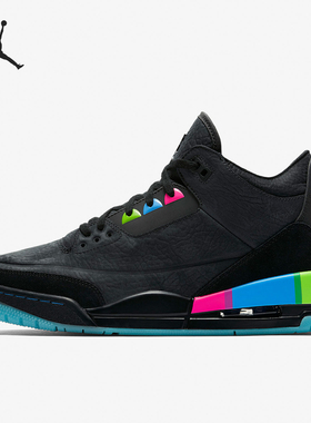 Nike/耐克正品Air Jordan 3 男士减震中帮篮球鞋AT9195-001